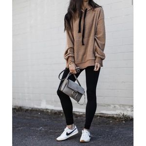 'Keren' Camel Soft Teddy Sweater Hoodie